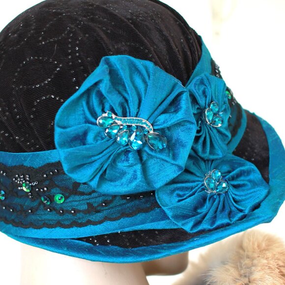 20s Style Flapper Party Hat - Picture 7 of 7